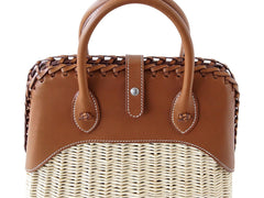 Limited Edition Bolide Bag Picnic Osier Wicker & Barenia Leather