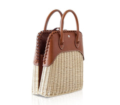 Limited Edition Bolide Bag Picnic Osier Wicker & Barenia Leather
