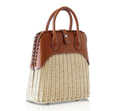 Limited Edition Bolide Bag Picnic Osier Wicker & Barenia Leather