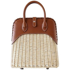 Limited Edition Bolide Bag Picnic Osier Wicker & Barenia Leather