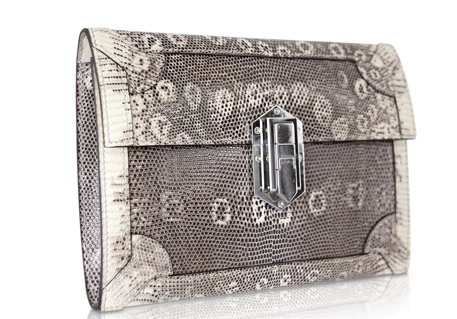 Fleche D’Or Clutch Bag Ombre Lizard Limited Edition rare