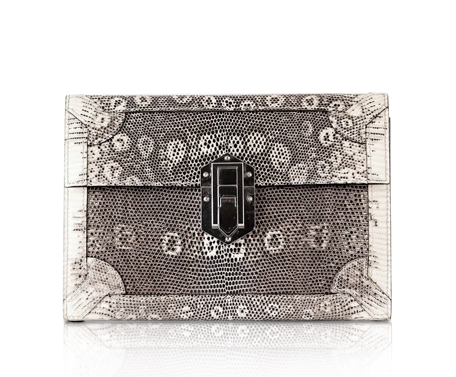 Fleche D’Or Clutch Bag Ombre Lizard Limited Edition rare
