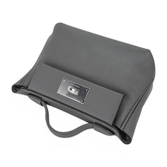 Mini 24/24 21 Bag Gris Meyer Evercolor & Swift Leather with Palladium Hardware