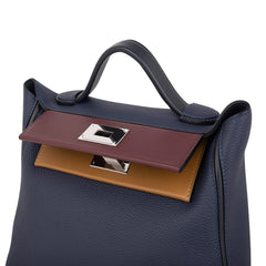 24 24 29 Bag Blue Nuit Indigo Bordeaux Kraft Palladium