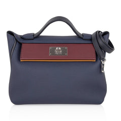 24 24 29 Bag Blue Nuit Indigo Bordeaux Kraft Palladium