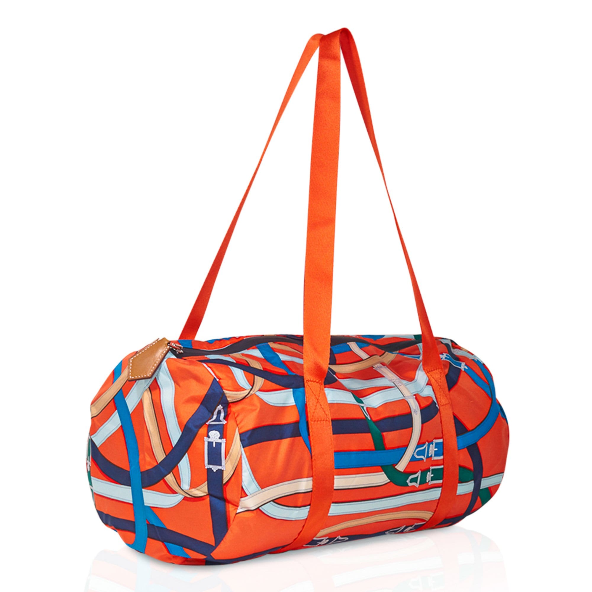 Bag Airsilk Duffle Cavalcadour 38 Orange Silk Limited Edition New