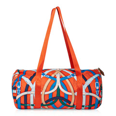 Bag Airsilk Duffle Cavalcadour 38 Orange Silk Limited Edition New