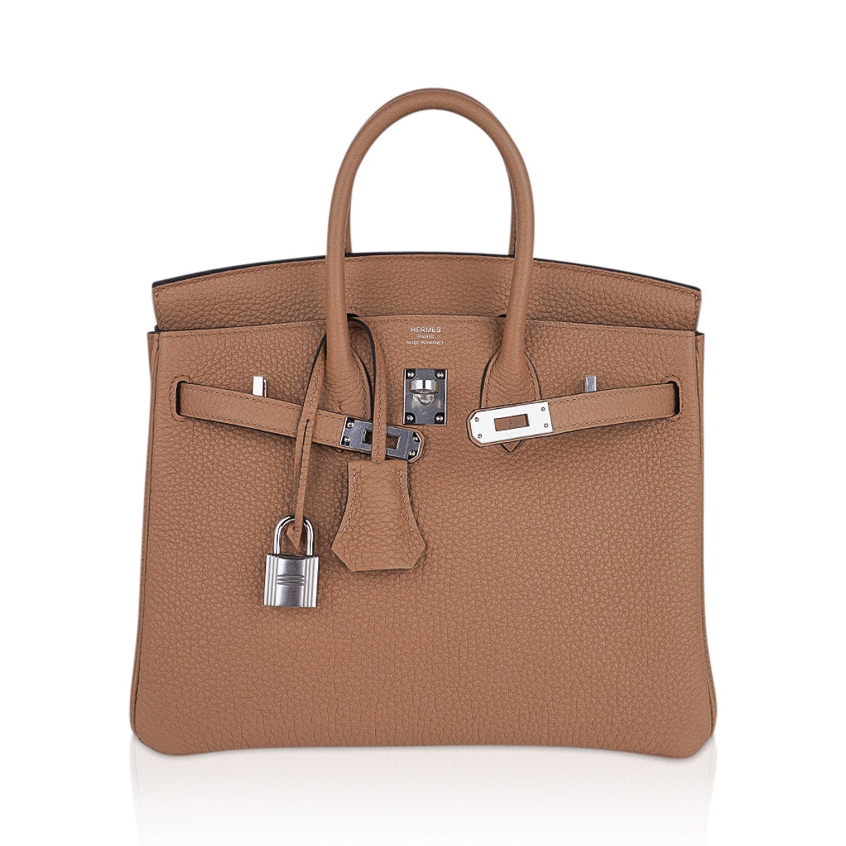 Birkin 25 Bag Chai Togo Leather with Palladium Hardware