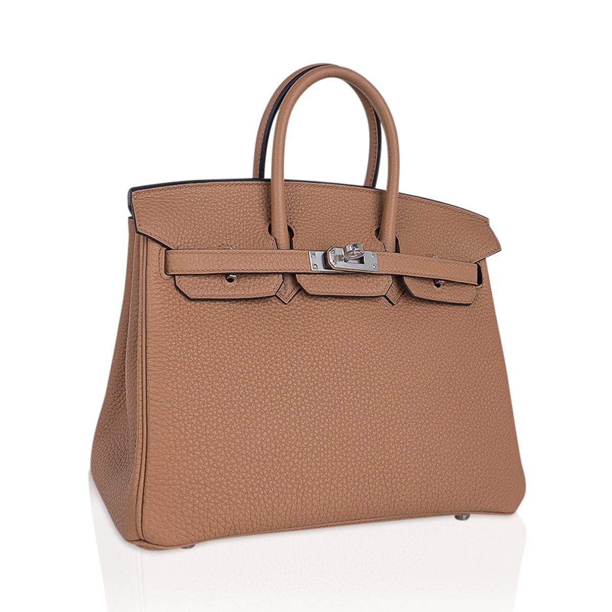 Birkin 25 Bag Chai Togo Leather with Palladium Hardware