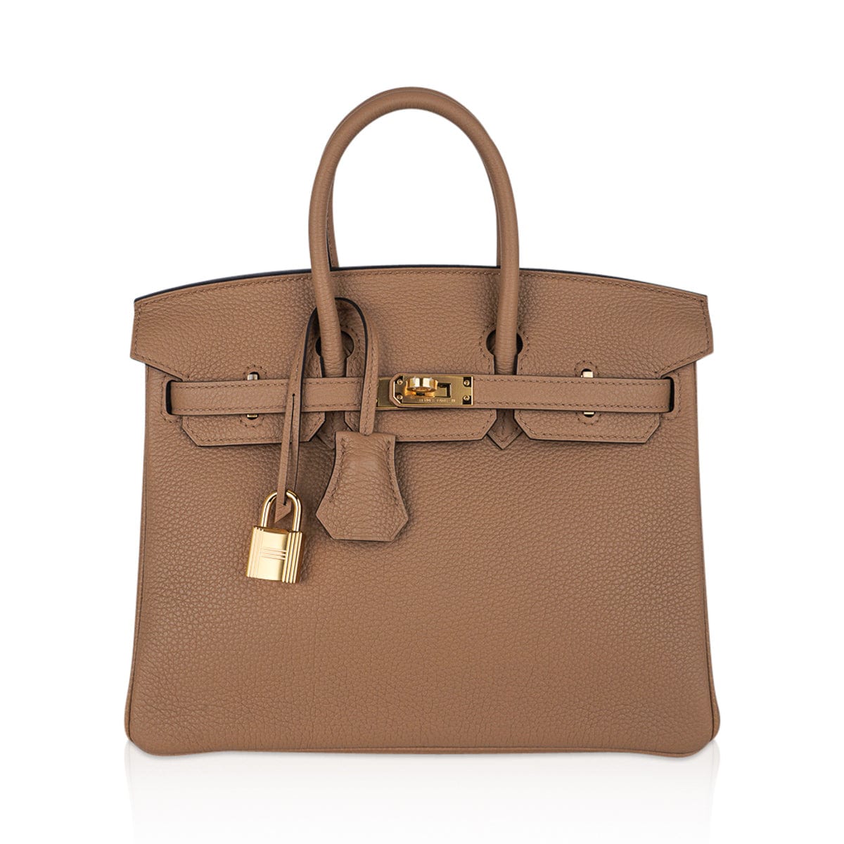 Birkin 25 Bag in Chai Togo Leather with Gold Hardware