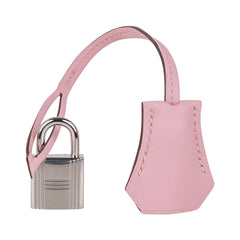 Birkin 25 Bag Rose Sakura Palladium Hardware Rare