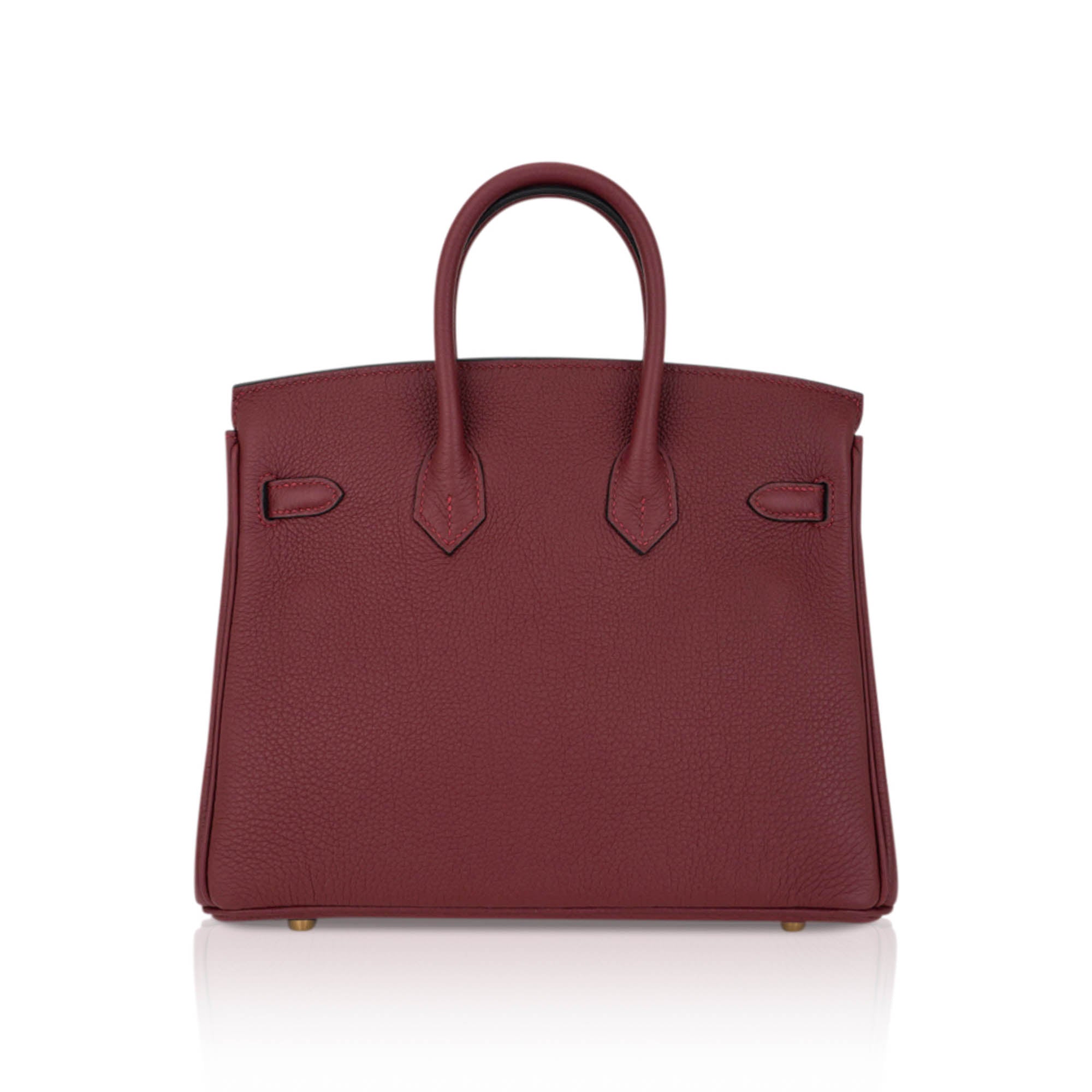 Birkin 25 Bag Rouge H Togo Leather with Gold Hardware