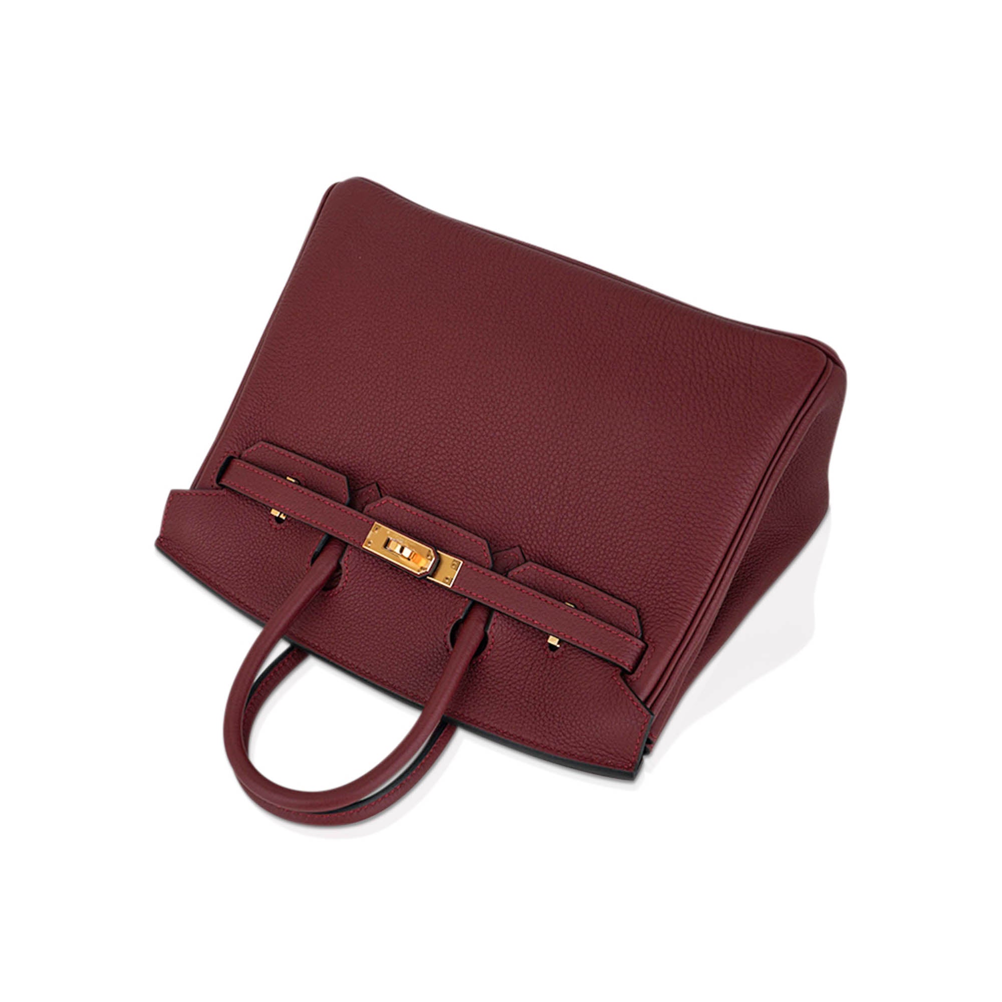 Birkin 25 Bag Rouge H Togo Leather with Gold Hardware