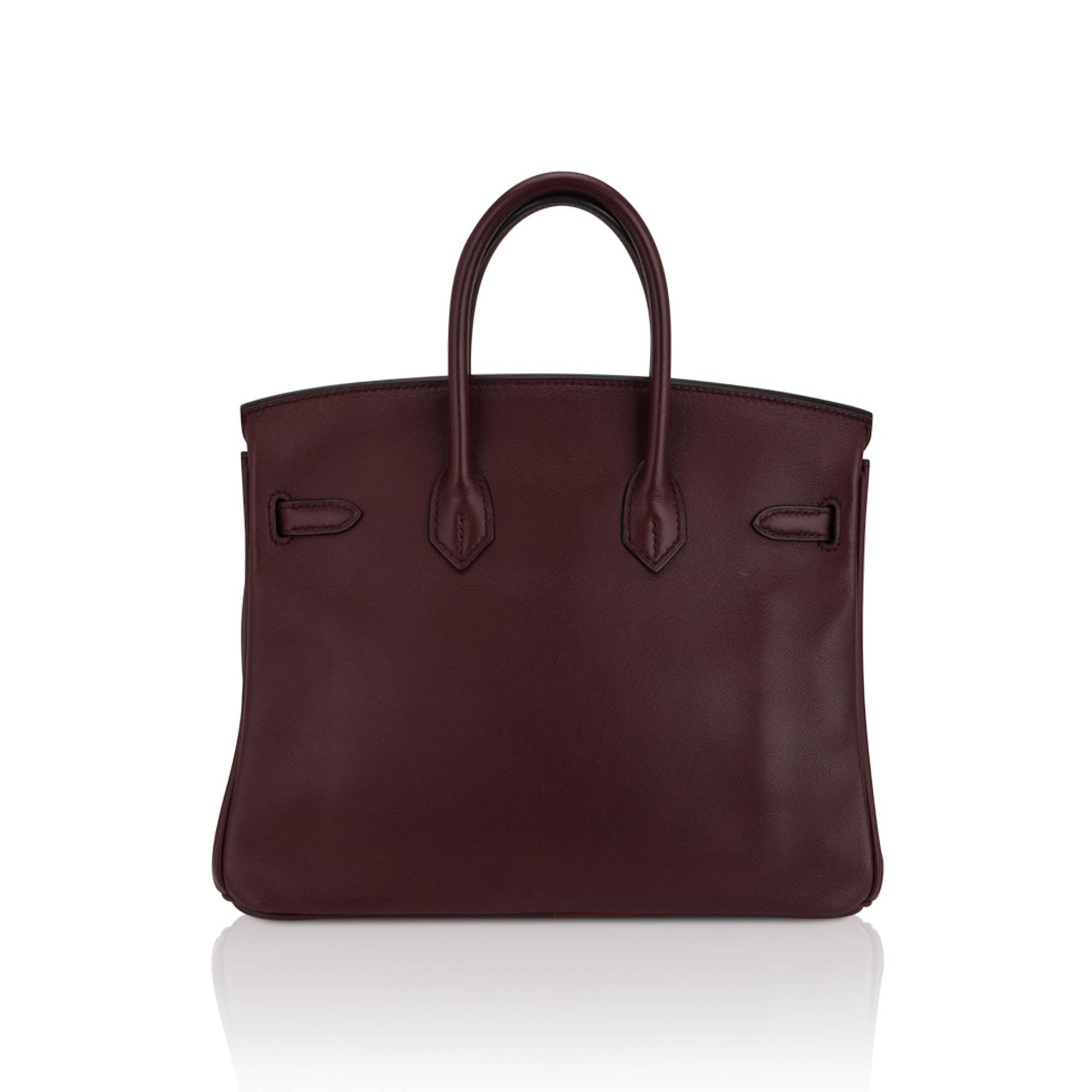 Birkin 25 Bag Rouge Sellier Swift Leather with Gold Hardware