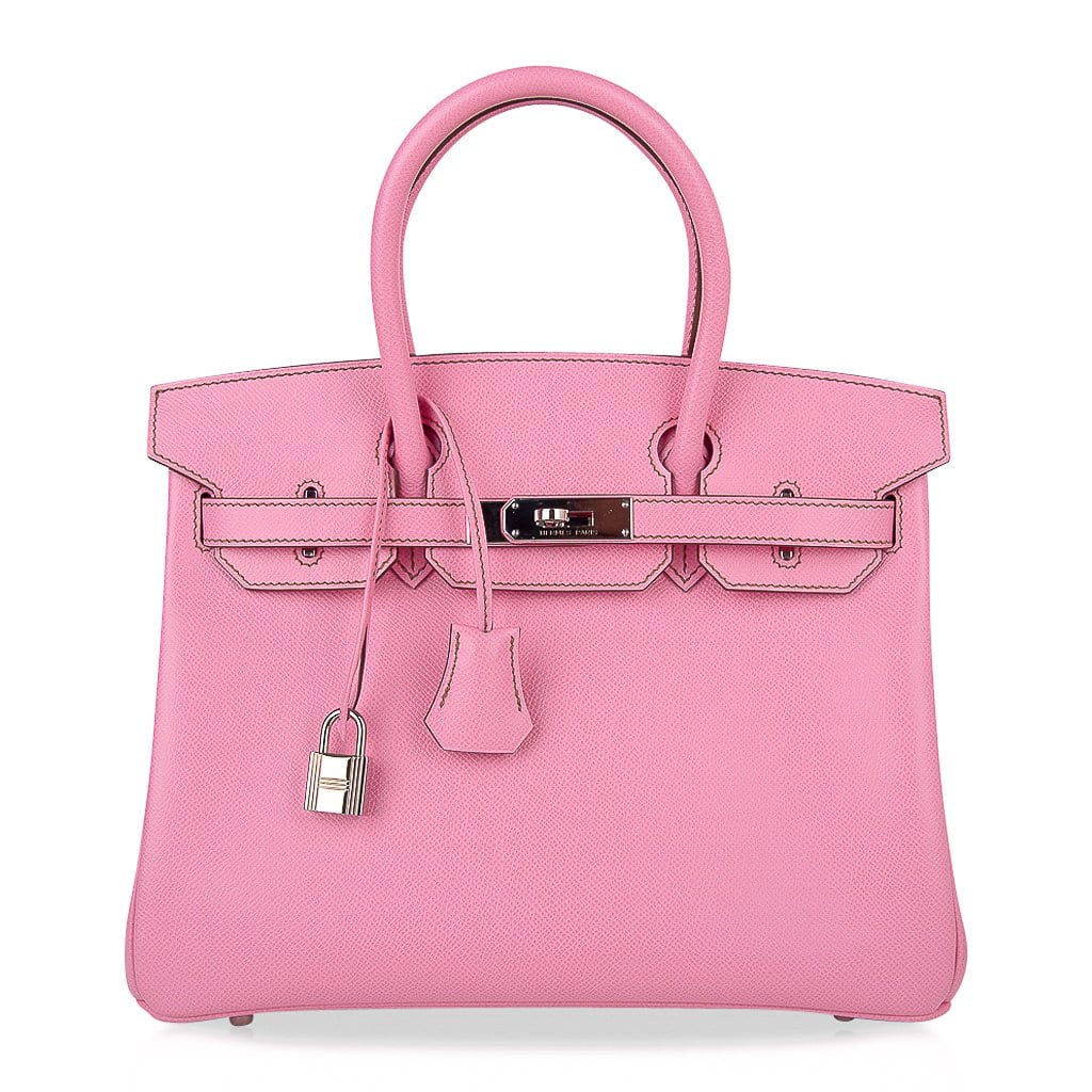 Birkin 30 Bag 5P Pink Epsom Palladium Hardware