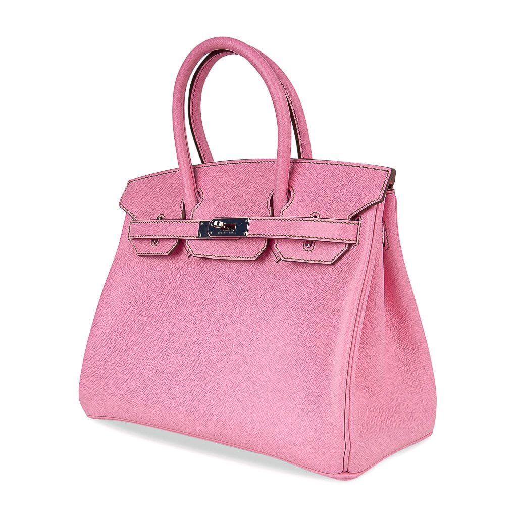 Birkin 30 Bag 5P Pink Epsom Palladium Hardware