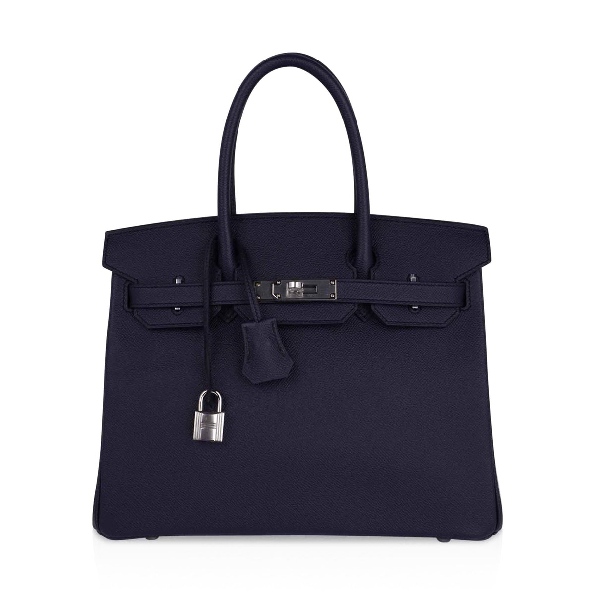 Birkin 30 Bag Indigo Epsom Palladium Hardware New w/ Box