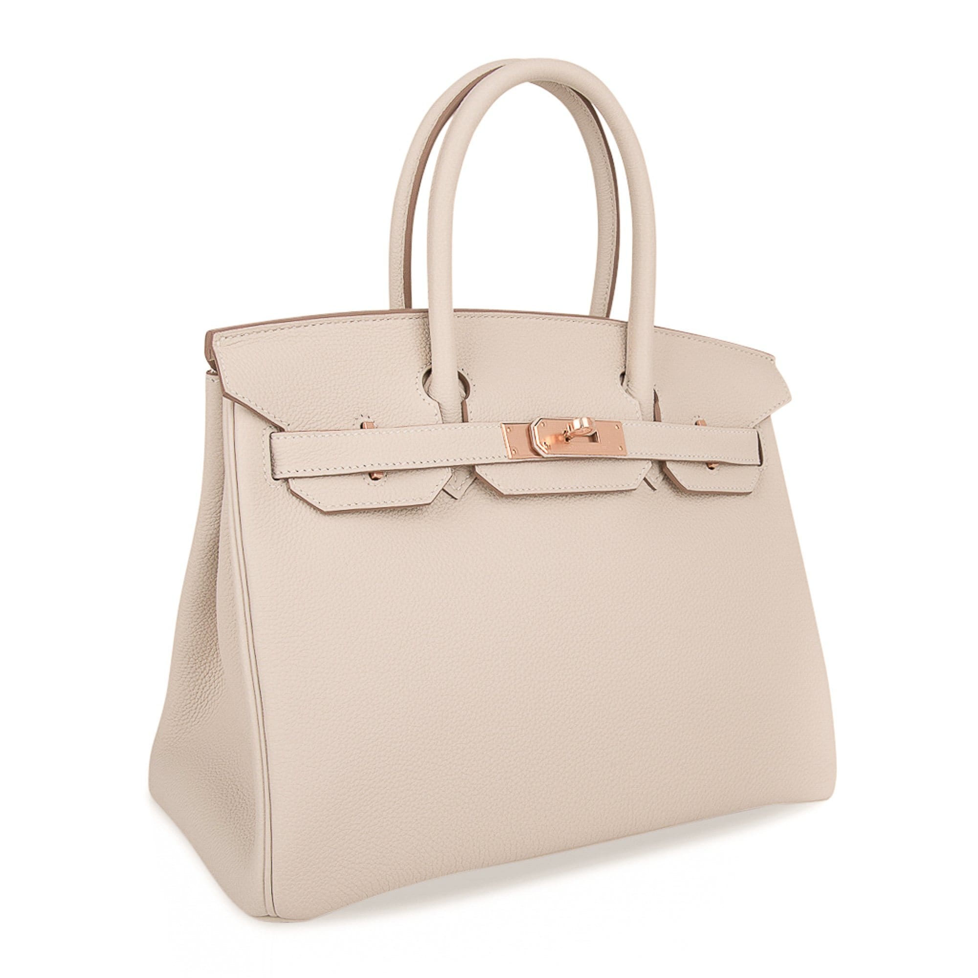 Birkin 30 Bag Craie Rose Gold Hardware Neutral Beauty