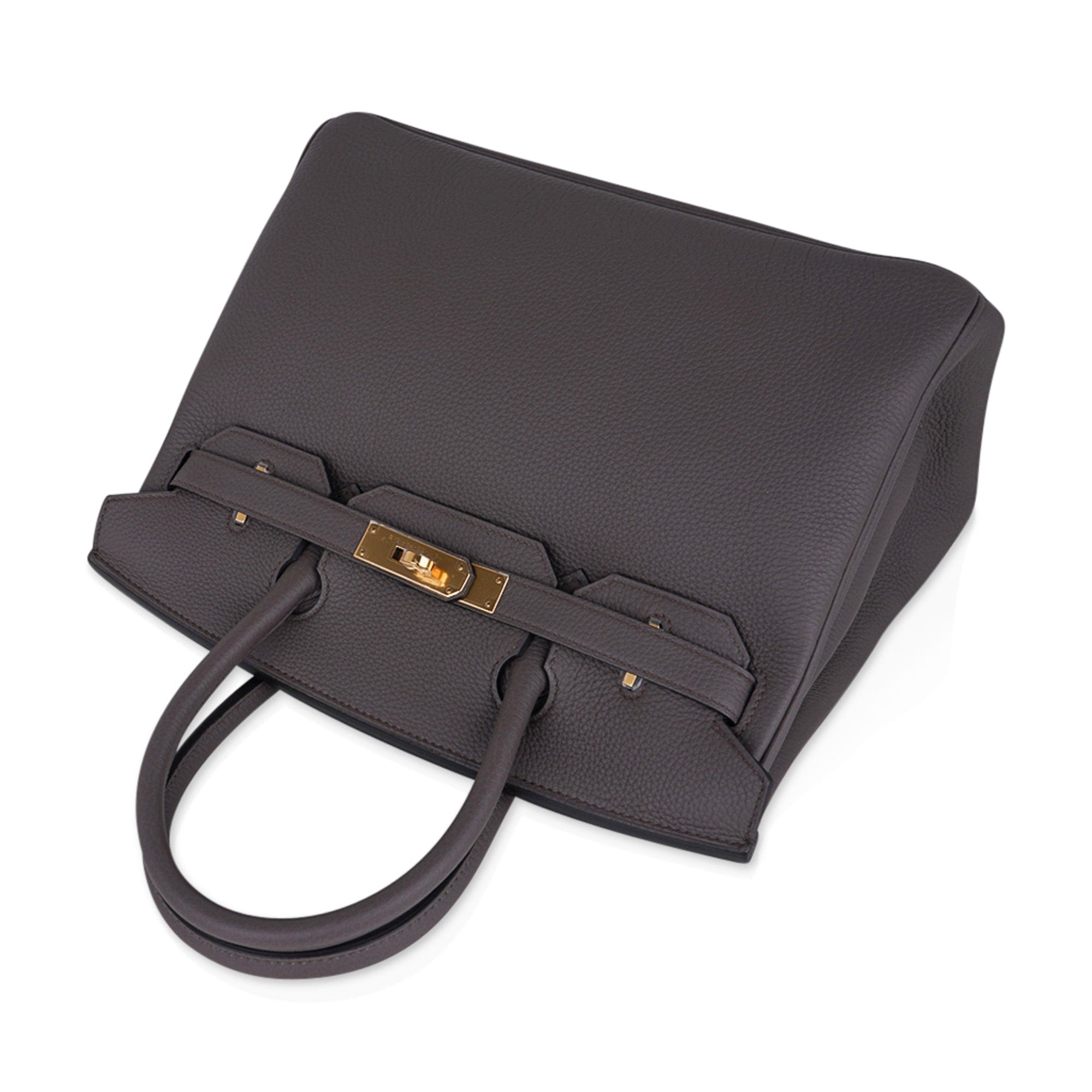 Birkin 30 Bag Etain Gray Coveted Gold Hardware Togo