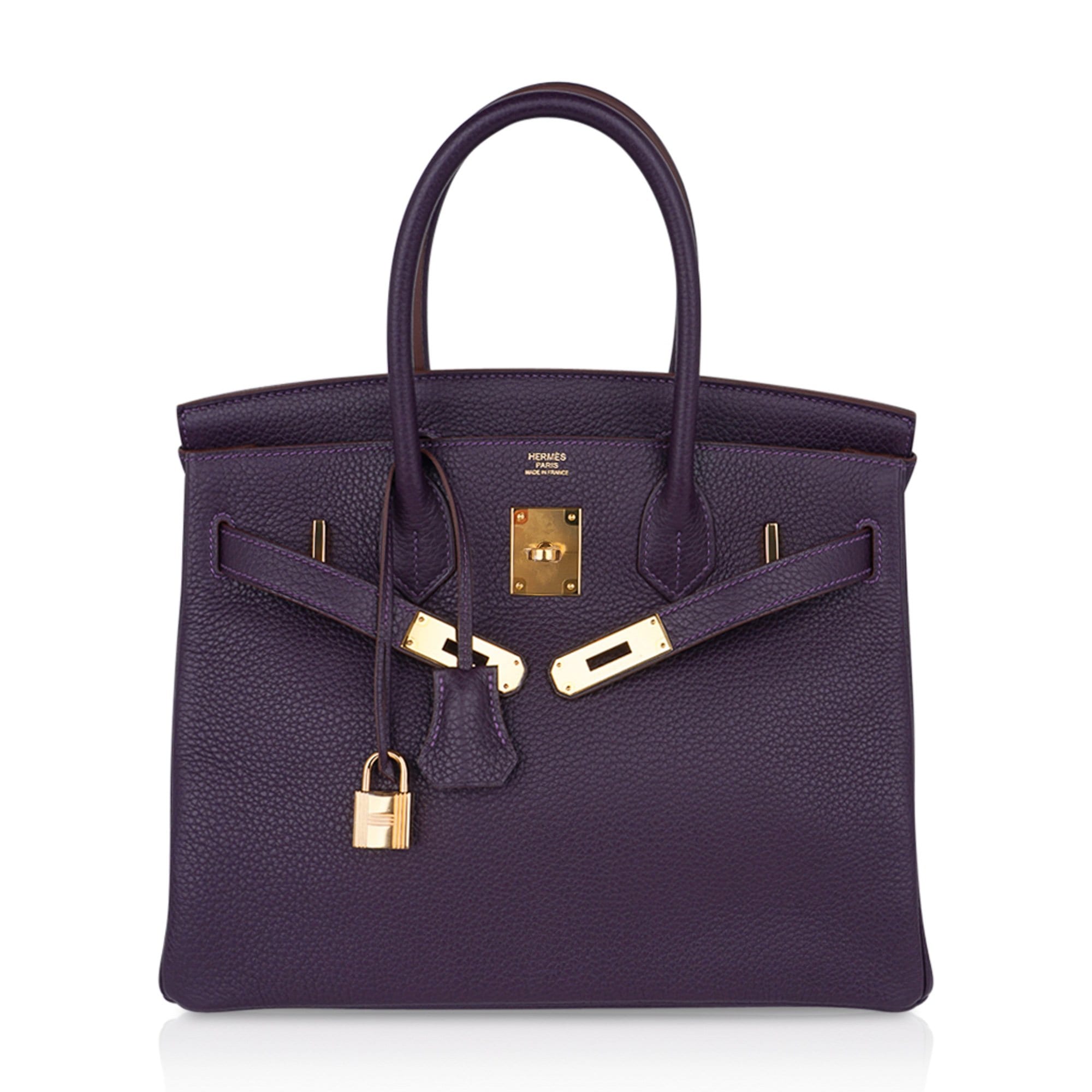 Birkin 30 Bag Raisin Rich Original Colour Gold Hardware Togo Leather