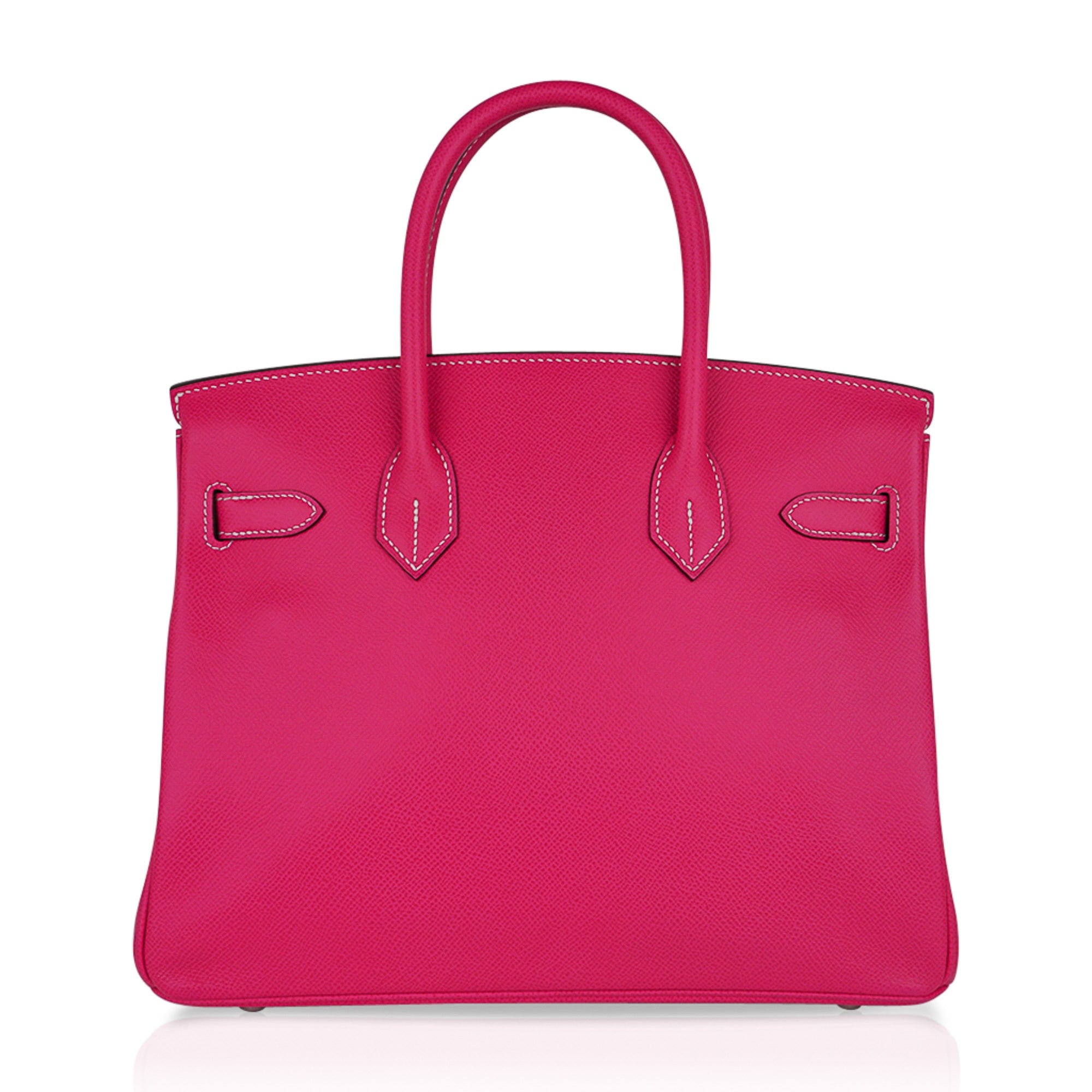 Birkin 30 Bag Rose Tyrien Candy Epsom Limited Edition Palladium