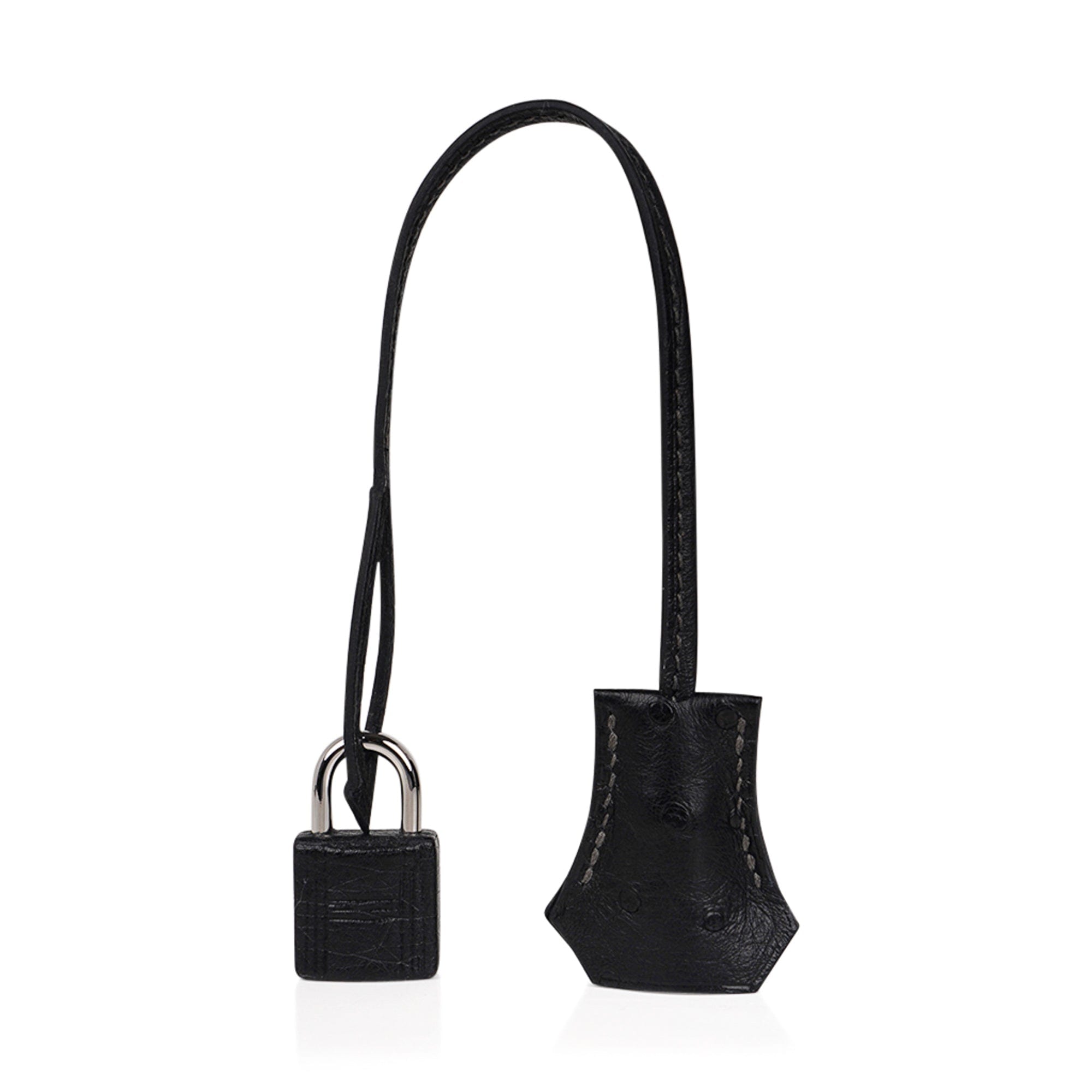 Birkin HSS 30 Bag Black (Noir ) Ostrich Palladium Hardware