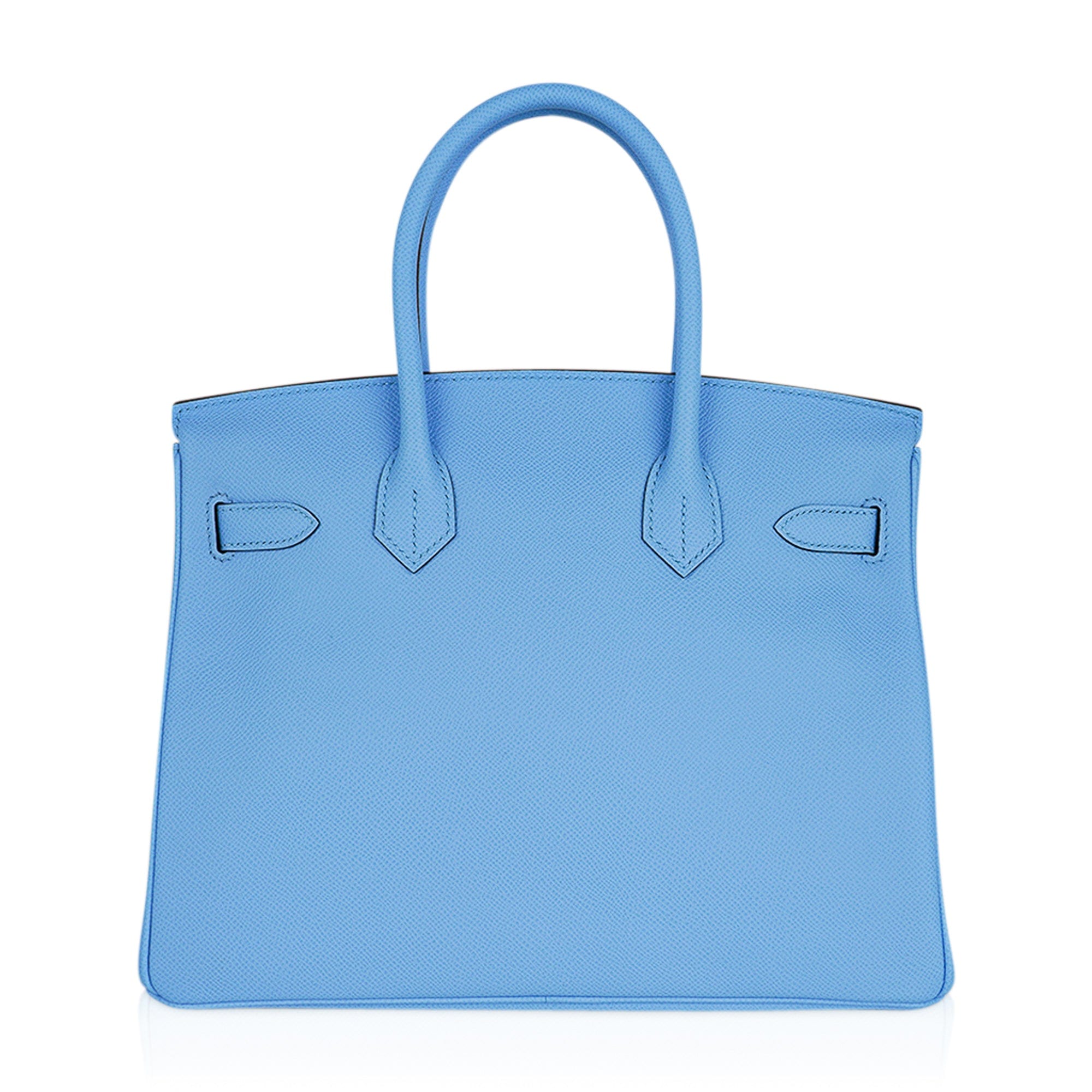 Birkin 30 Bag Blue Celeste Epsom Leather with Gold Hardware