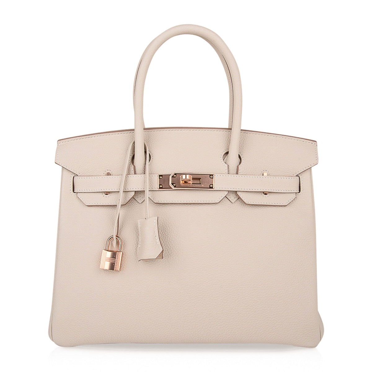 Birkin 30 Bag Craie Rose Gold Hardware Neutral Beauty