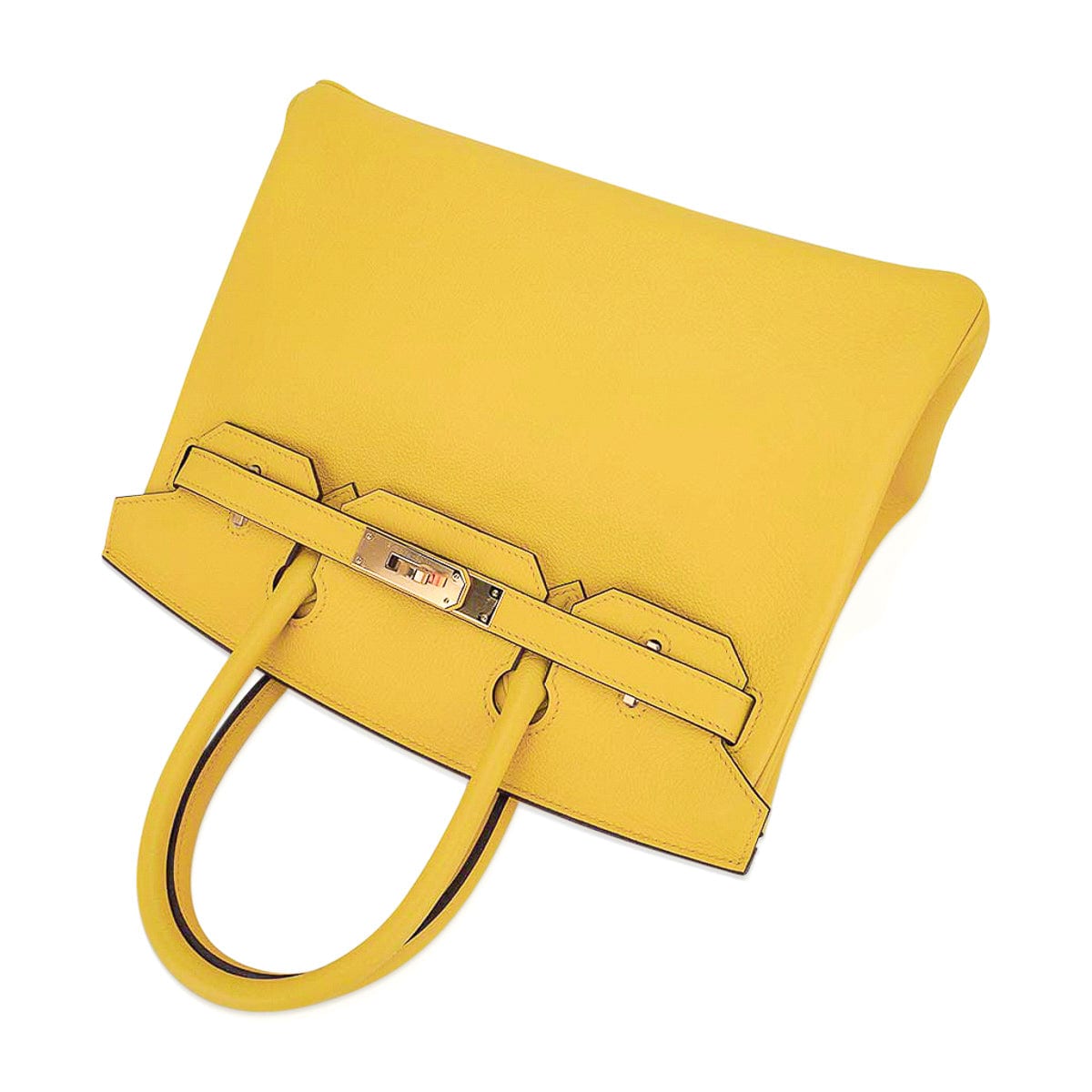 Verso Birkin 30 Bag Jaune de Naples & Gold Novillo Leather with Gold Hardware