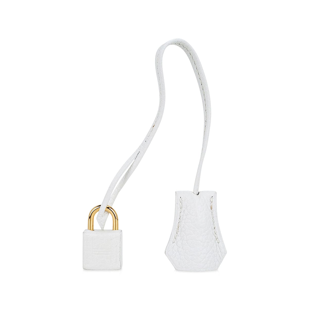 Birkin 30 Bag White Clemence Leather with Gold Hardware