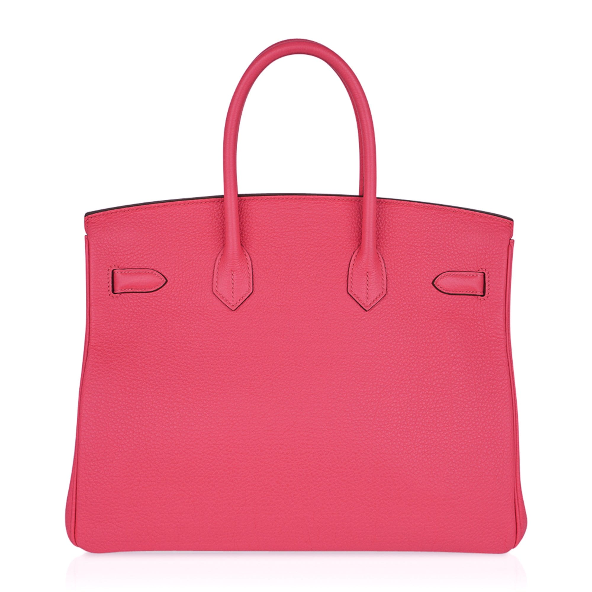 Birkin 35 Bag Rose Lipstick Pink Togo Gold Hardware