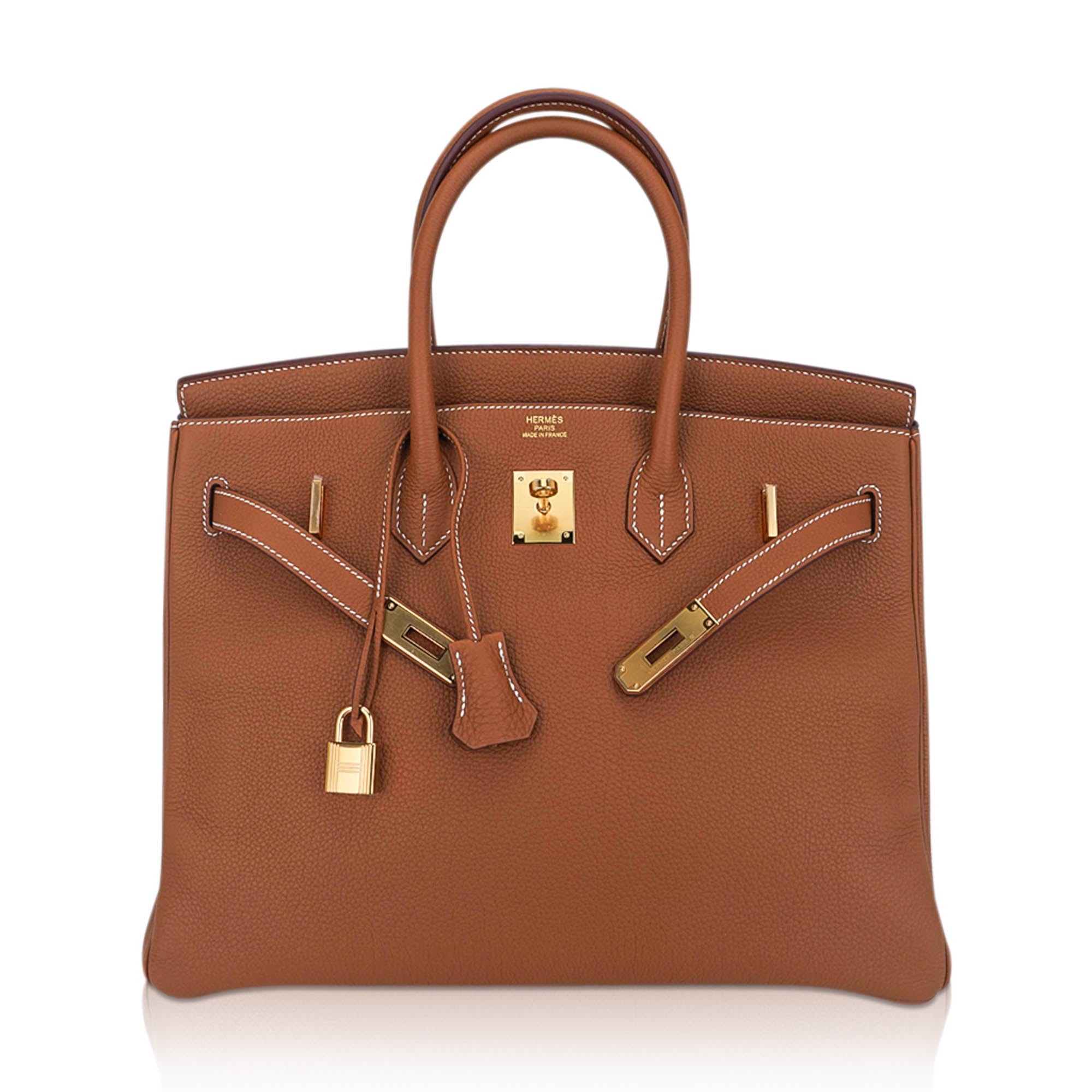 Birkin 35 Bag Gold Togo Leather with Gold Hardware