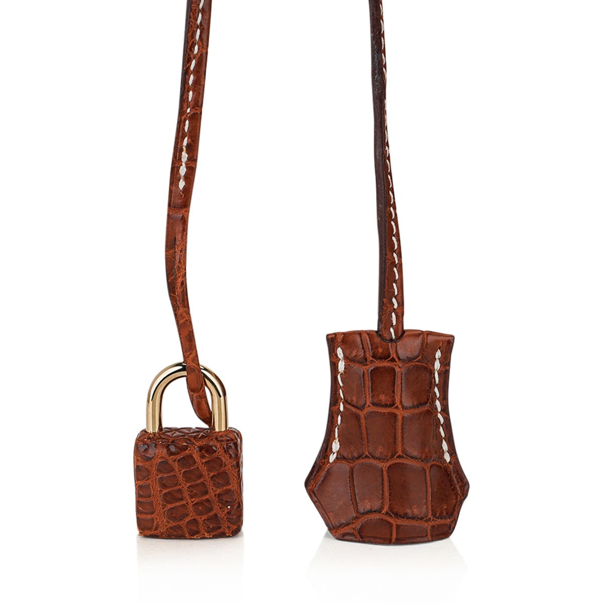 Birkin 35 Bag Matte Fauve Porosus Crocodile with Gold Hardware