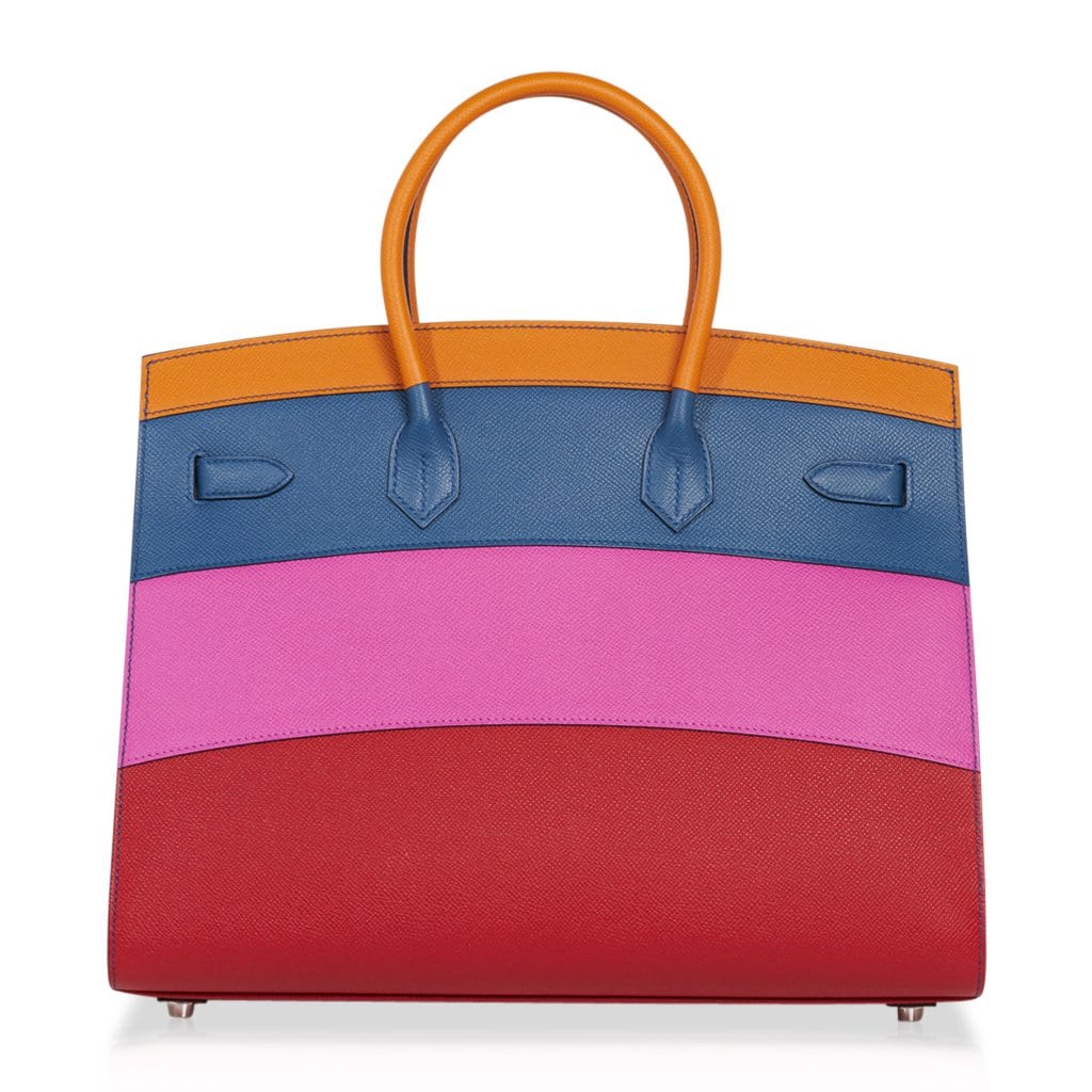 Sunset Rainbow Sellier Birkin 35 Limited Edition Bag