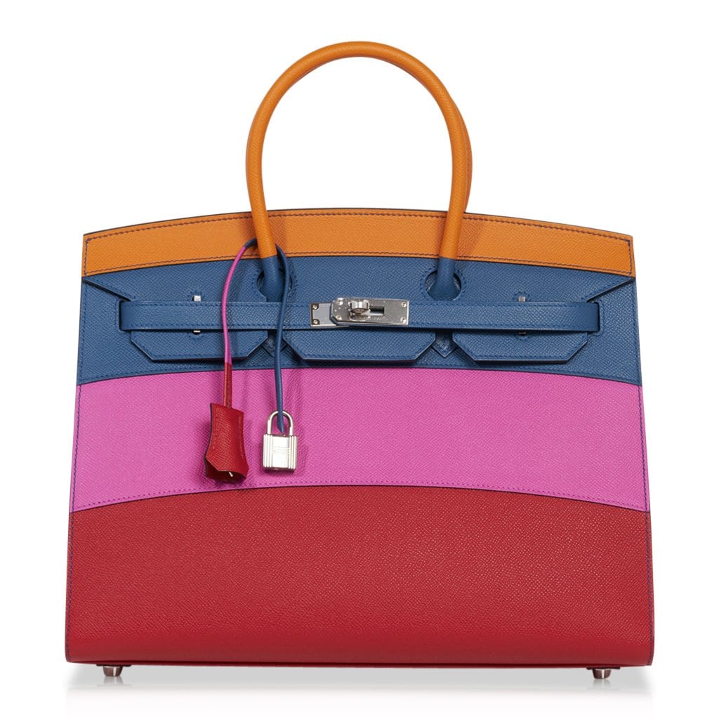 Sunset Rainbow Sellier Birkin 35 Limited Edition Bag