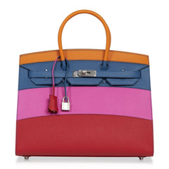 Sunset Rainbow Sellier Birkin 35 Limited Edition Bag