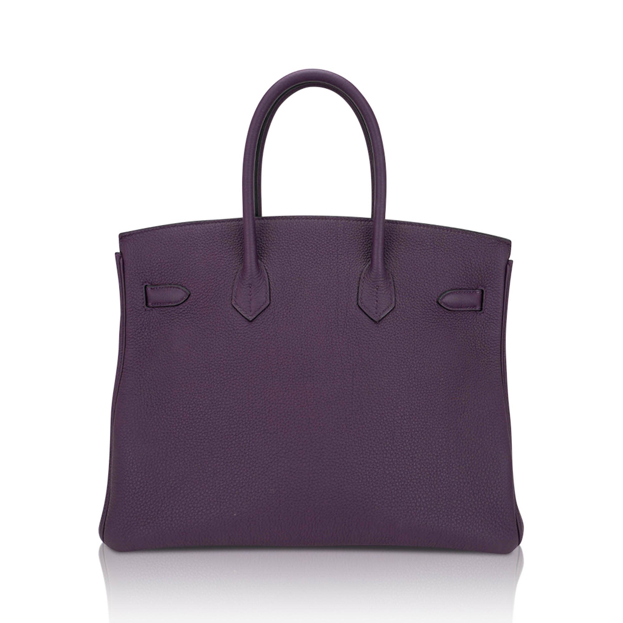 Birkin 35 Bag Raisin Togo Leather with Gold Hardware