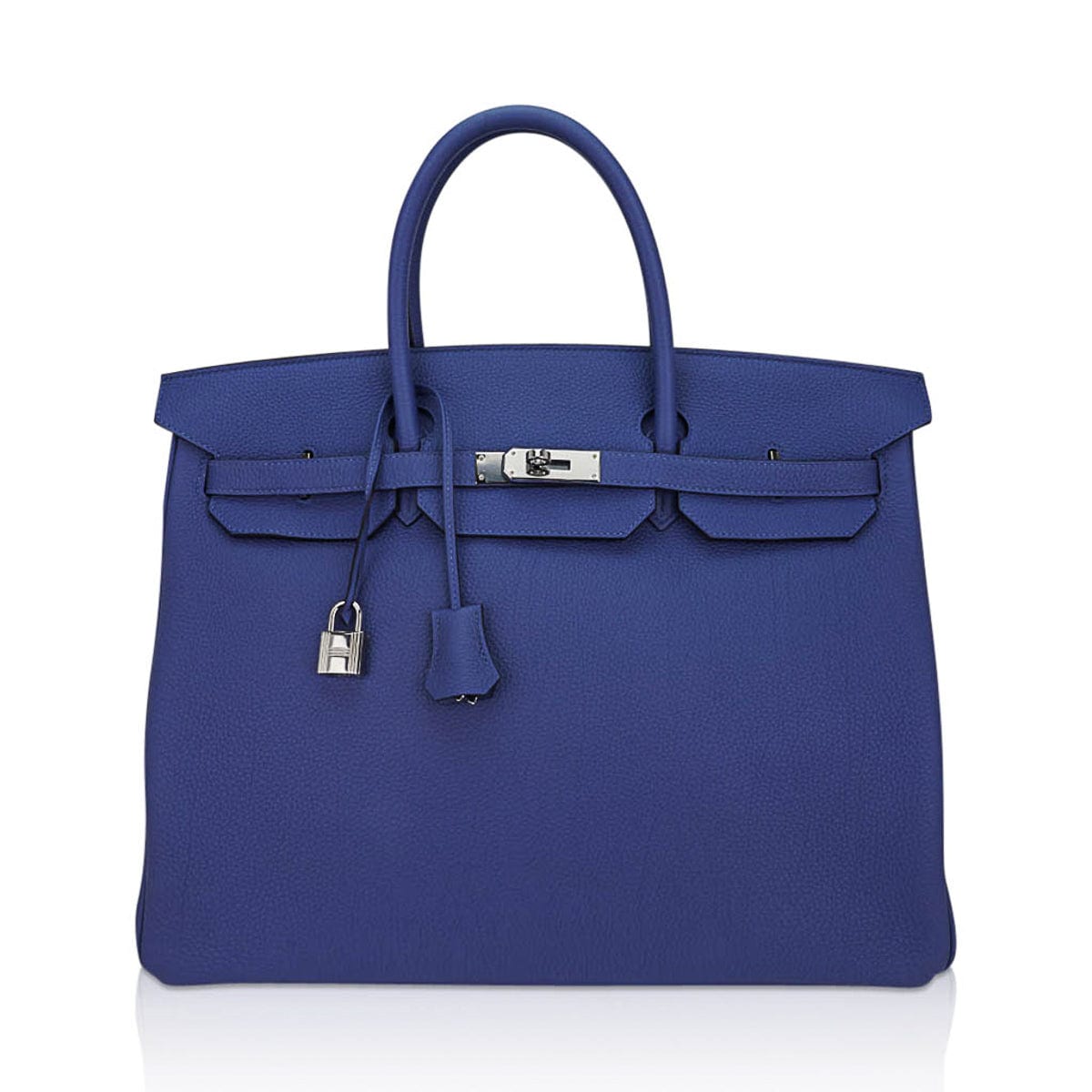 Limited Edition Birkin 40 Bag Blue de Prusse Togo Leather with Palladium Hardware