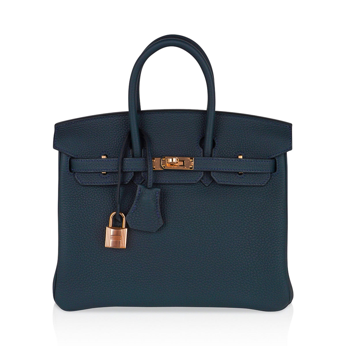 Special Order HSS Birkin 25 Bag Vert Cypress Togo Leather with Rose Gold Hardware