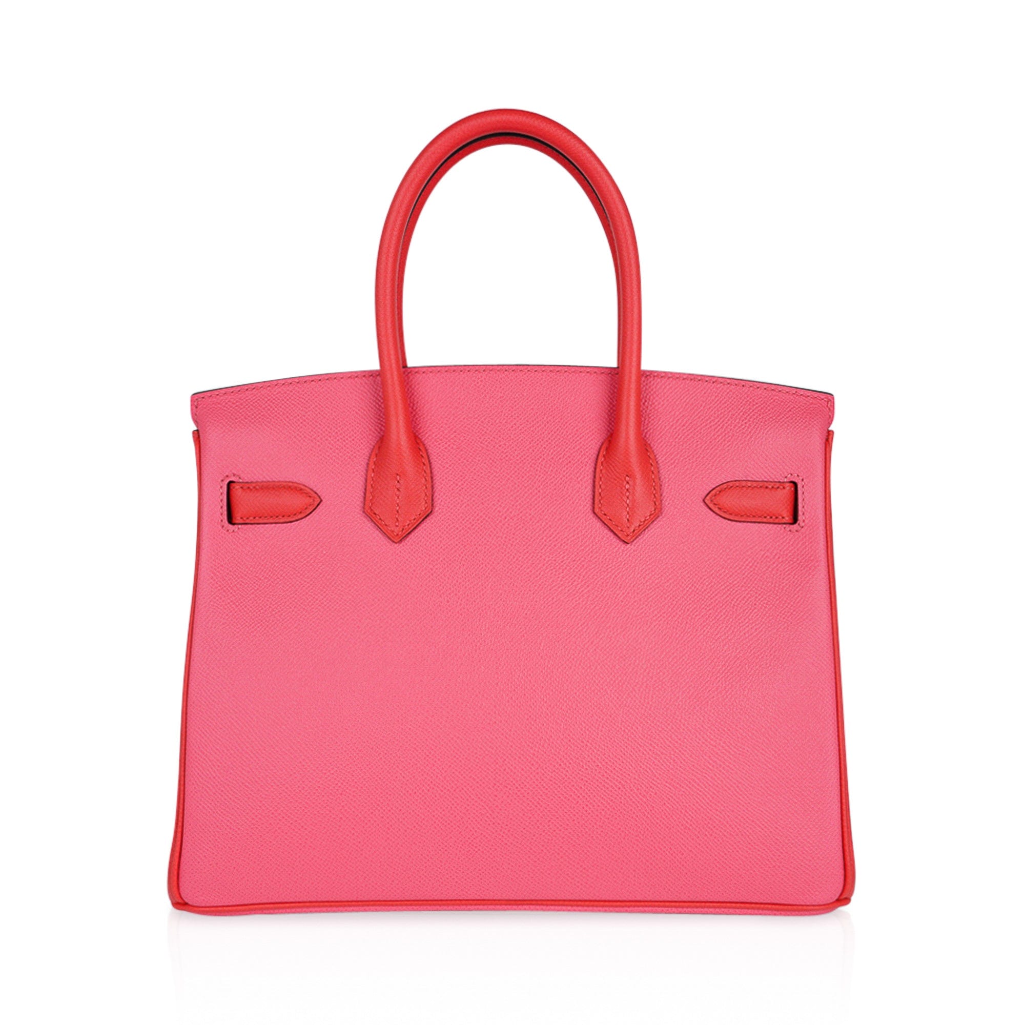 Special Order HSS Birkin 30 Bag Rose Azalee & Rose Jaipur Epsom with Brushed Palladium Hardware