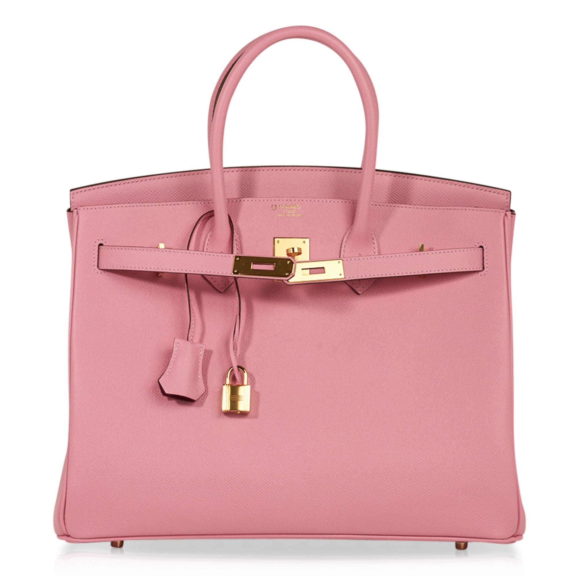 Birkin HSS 35 Bag Rose Confetti / Rubis Gold Hardware Epsom Leather