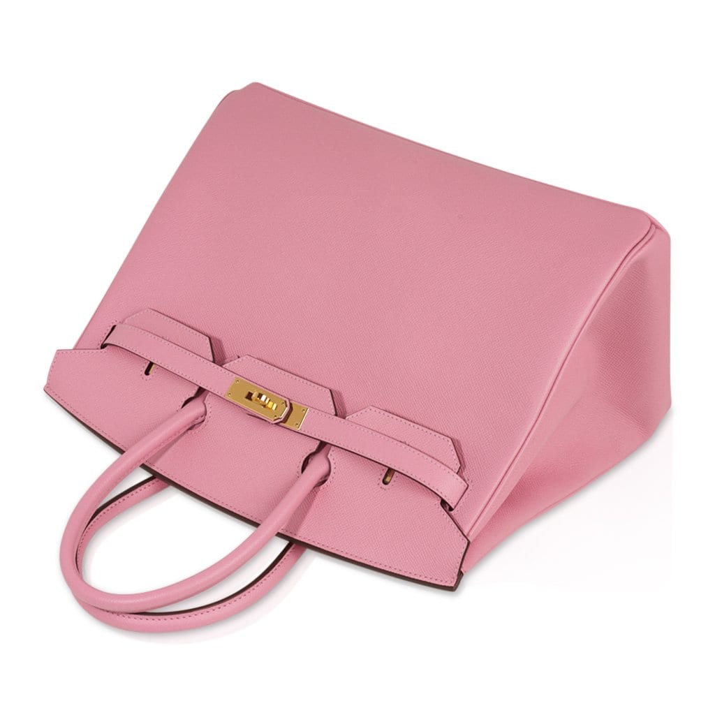 Birkin HSS 35 Bag Rose Confetti / Rubis Gold Hardware Epsom Leather