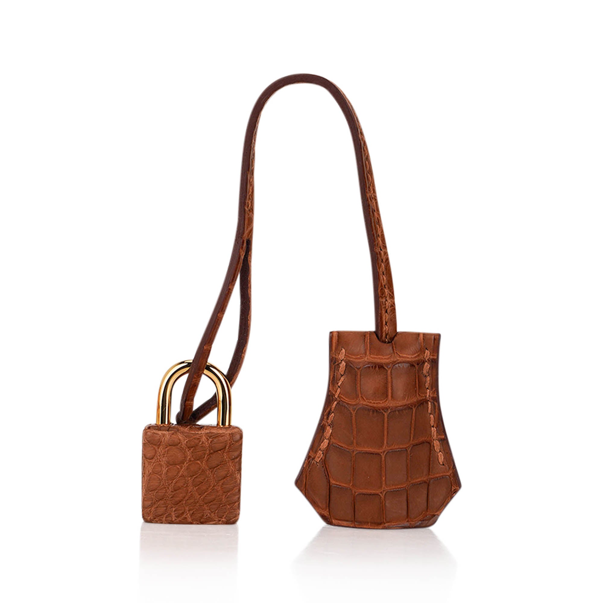 Birkin Sellier 25 Bag Gold Matte Alligator with Gold Hardware