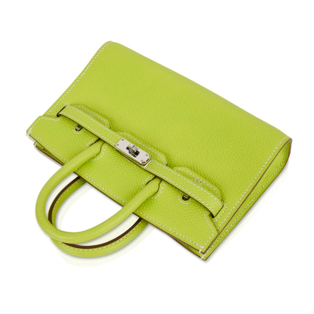 Birkin Tiny Bag Miniature Micro Kiwi Epsom Limited Edition