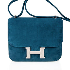 Constance Bag 18 Blue Ocean Doblis Palladium Limited Edition