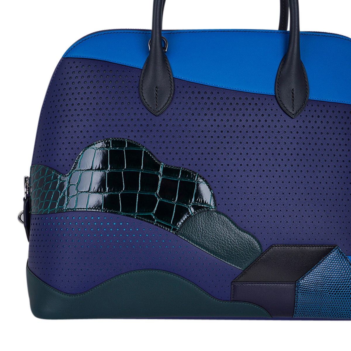 Limited Edition Bolide 1923 35 Bag Au Bout Du Monde with Exotic & Leather Mix