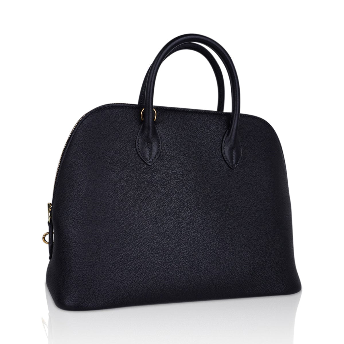 Bolide 1923 30 Bag Black Taurillon Novillo Leather Gold Hardware