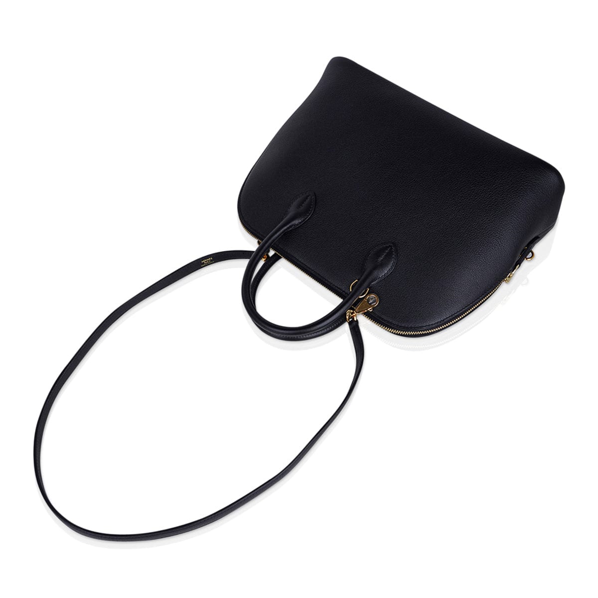 Bolide 1923 30 Bag Black Taurillon Novillo Leather Gold Hardware