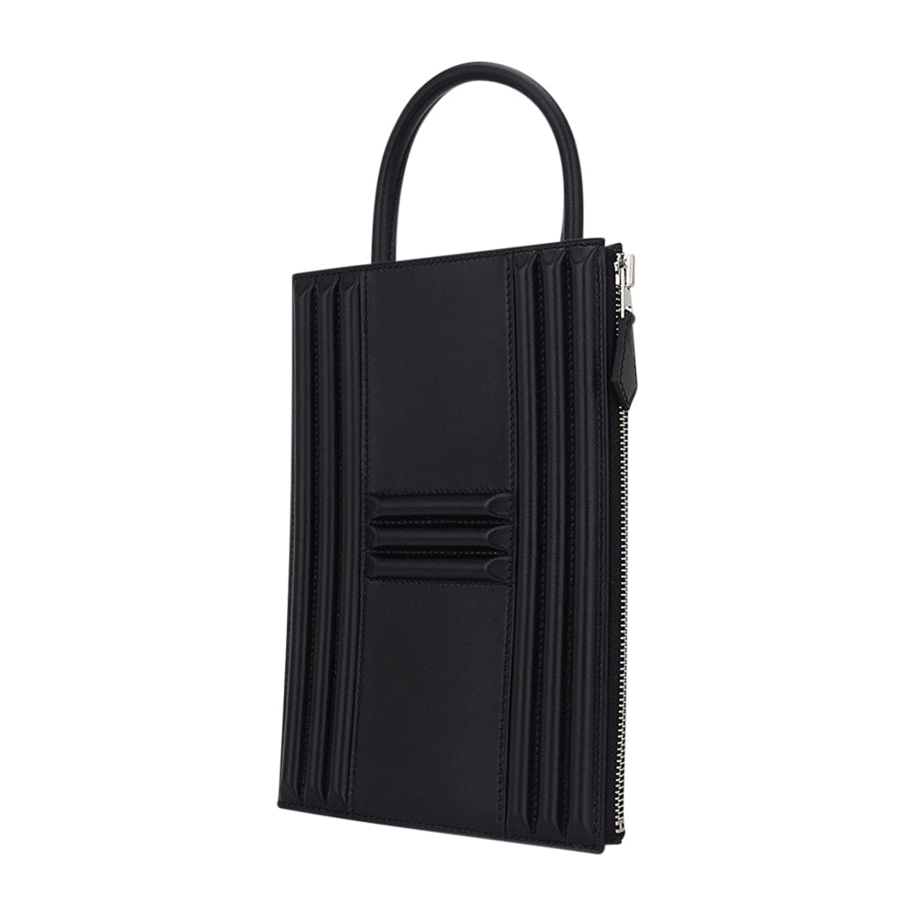 Limited Edition Cadena Bag Black Tadelakt Leather