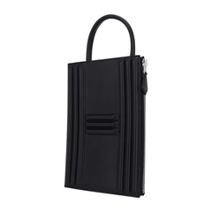 Limited Edition Cadena Bag Black Tadelakt Leather